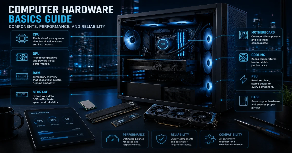 Computer Hardware Basics Guide: Components, Performance, and ...