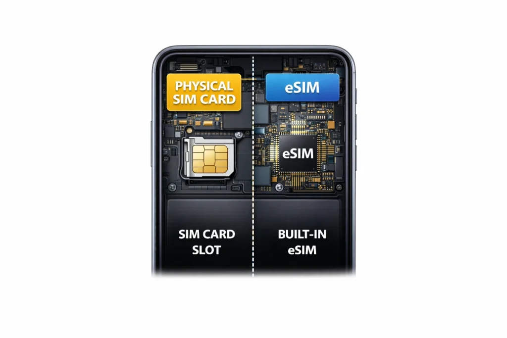Mobile Devices: The Ultimate Foundational Guide for Smarter, Safer, Longer-Lasting Use 5 Physical SIM card vs eSIM inside a phone