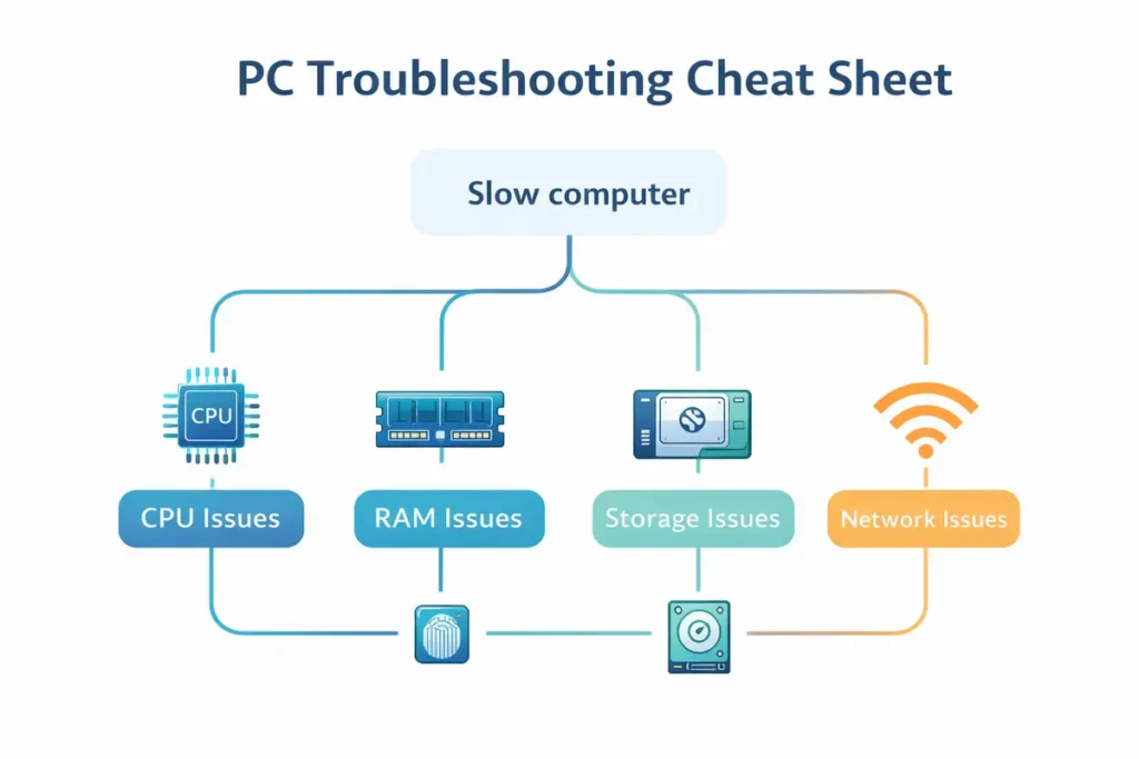 troubleshooting cheat sheet
