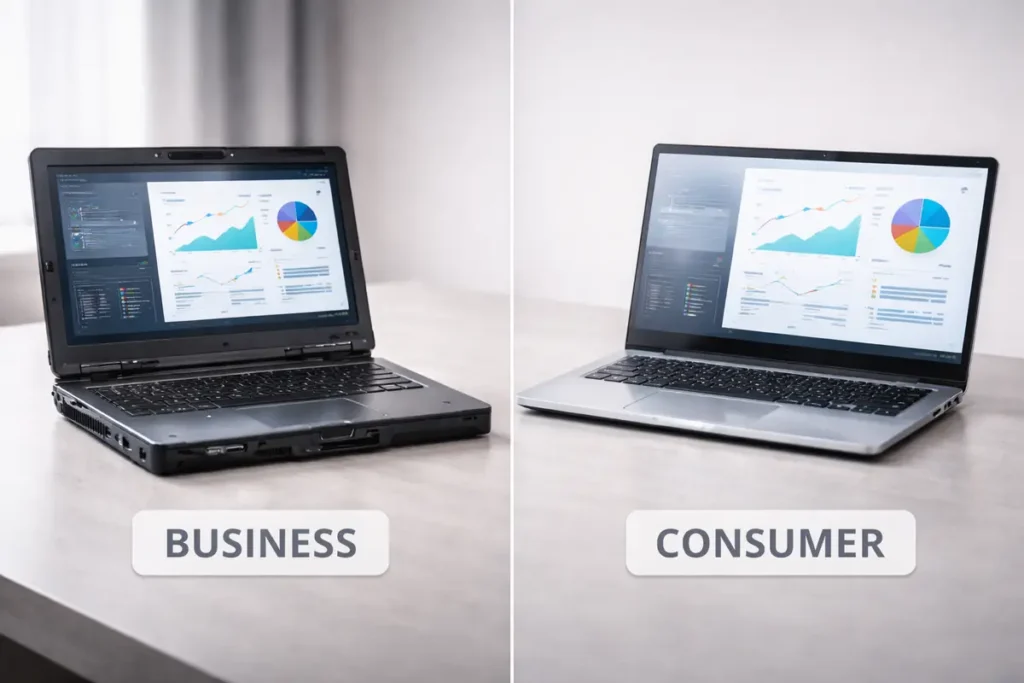 business vs consumer laptops