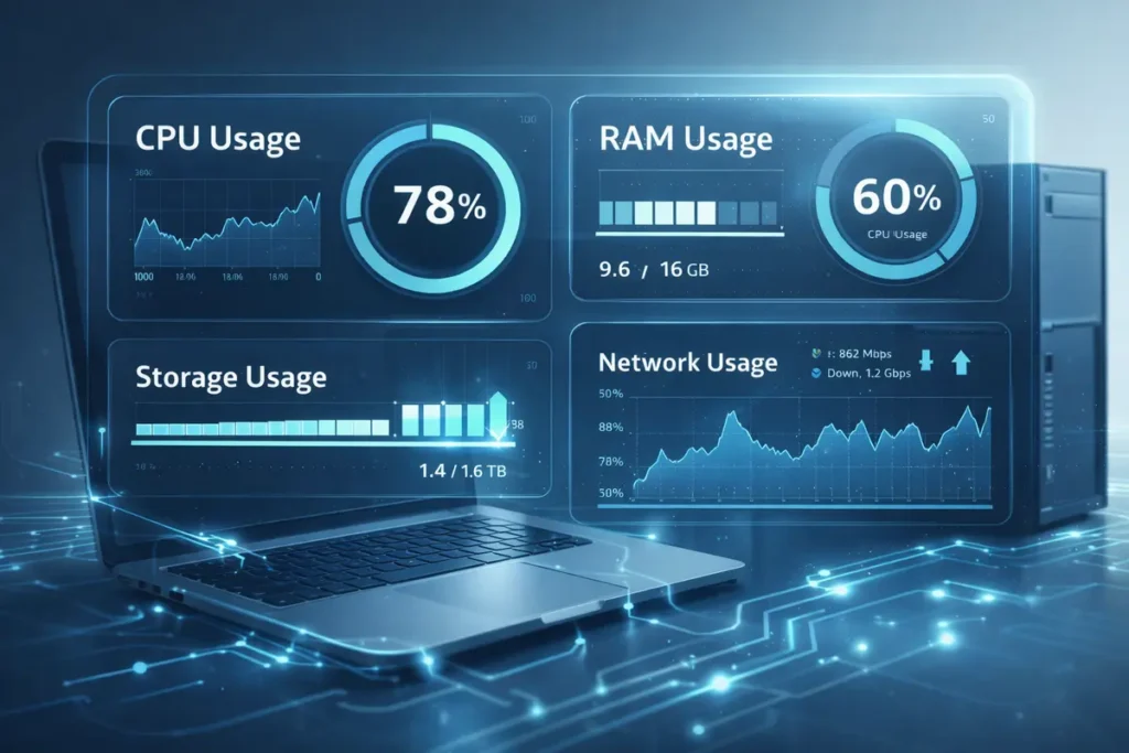 PC Laptop Performance CPU RAM