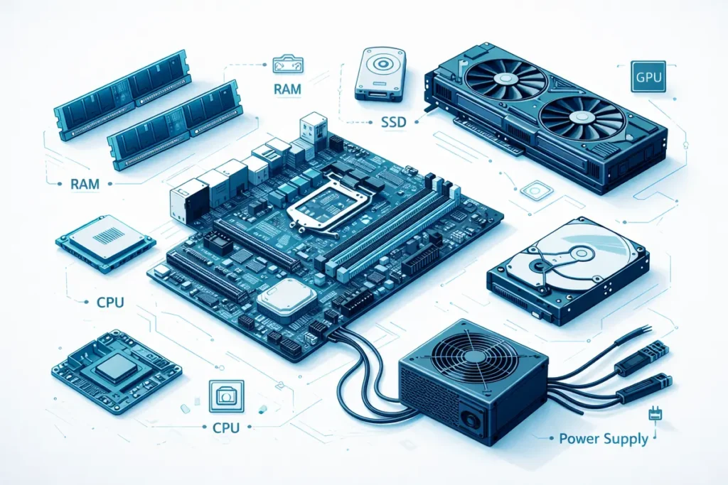 core components pf PC