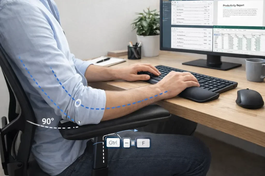 Ergonomics and strain-reduction image