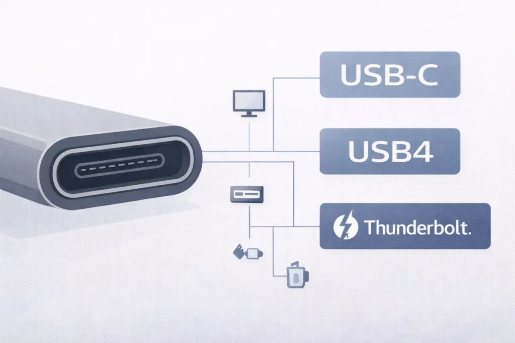 Thunderbolt vs USB4 vs USB-C: What the Labels Really Mean