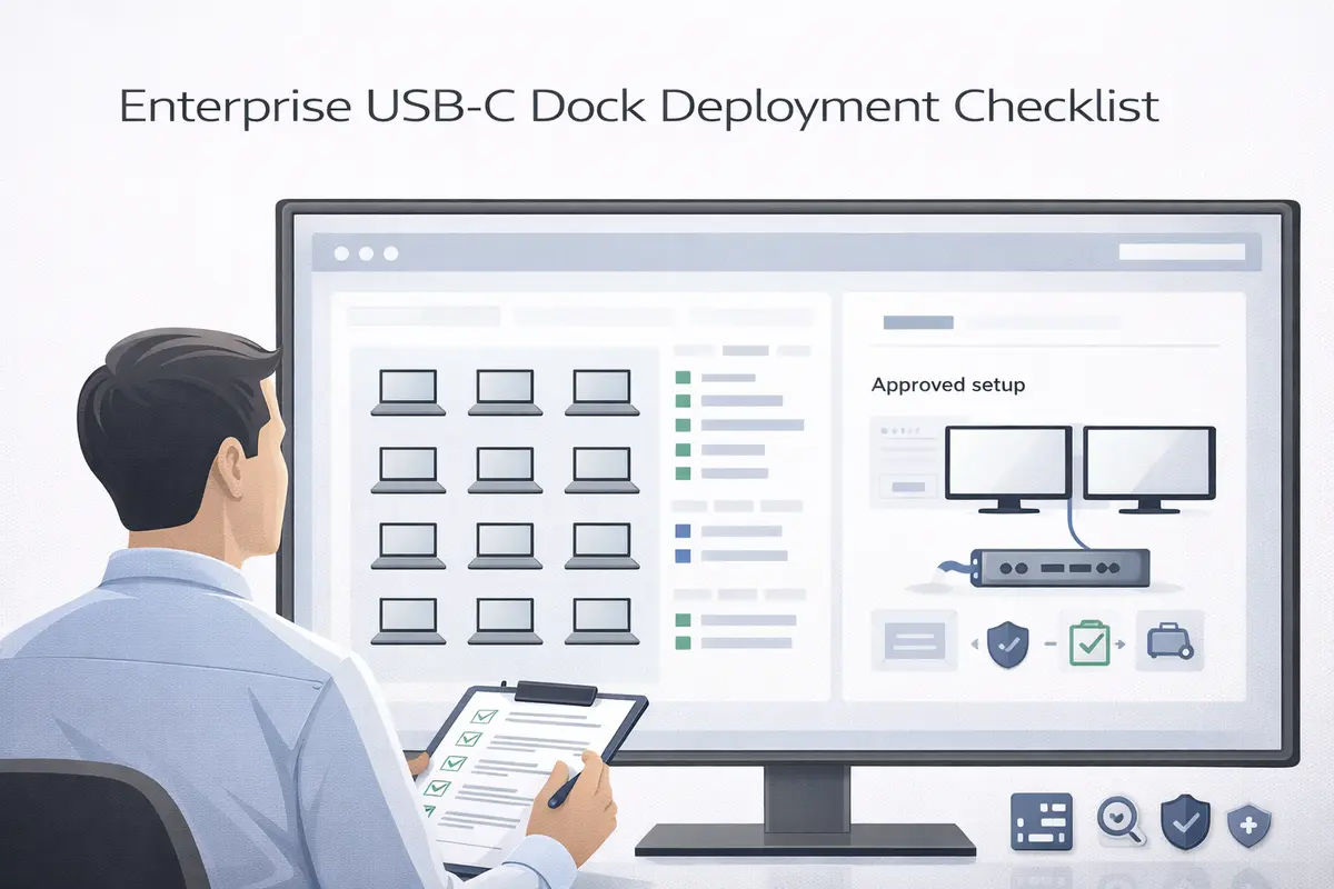Enterprise USB-C Dock Deployment Checklist (Admin)