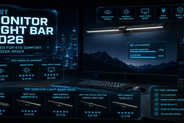 Best Monitor Light Bar 2026: Tested for Eye Comfort and Desk Space