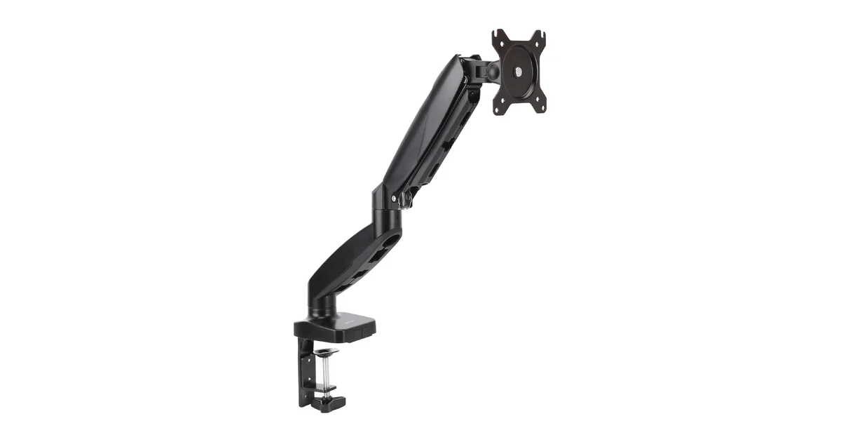 Amazon Basics Gas Spring Single Monitor Arm — best budget single monitor arm 2026
