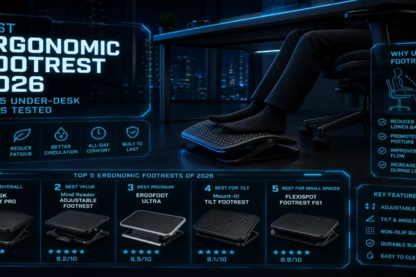 Best ergonomic footrests 2026: the top 5 under-desk picks compared