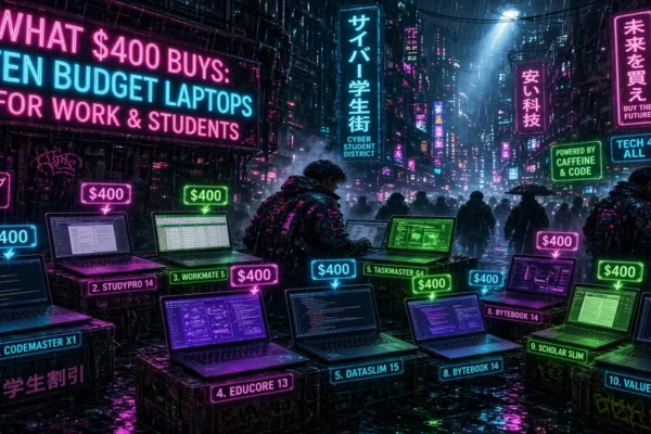 What $400 Buys: Ten Budget Laptops for Work and Students